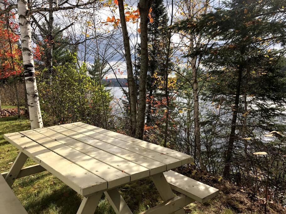 Chalet Au Bord Du St-Maurice La Tuque Bagian luar foto